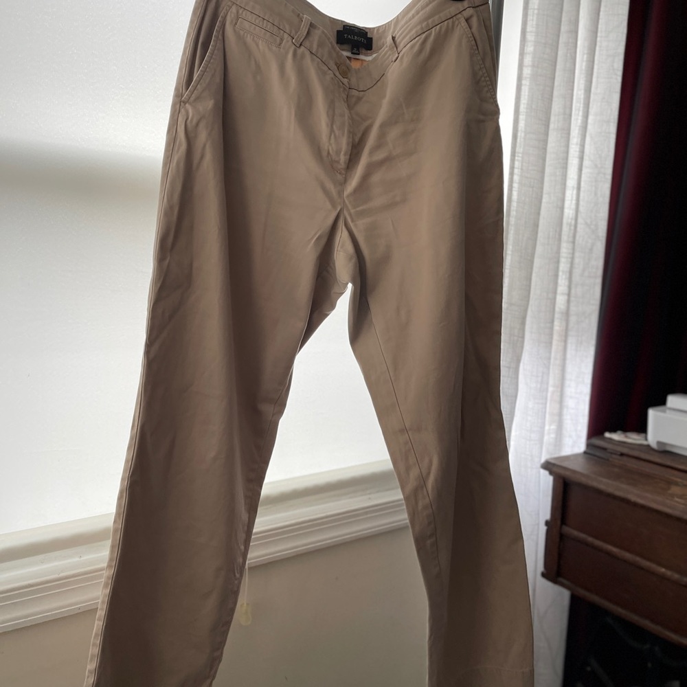 Talbots Classic Taupe Chino s 12